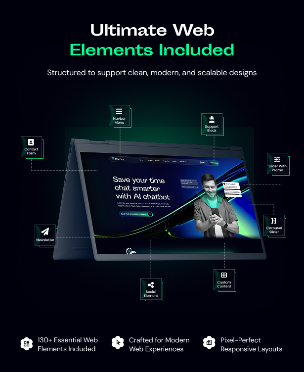 Aivora – AI Agency & Technology WordPress Theme