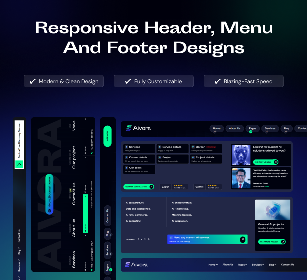 Aivora – AI Agency & Technology WordPress Theme